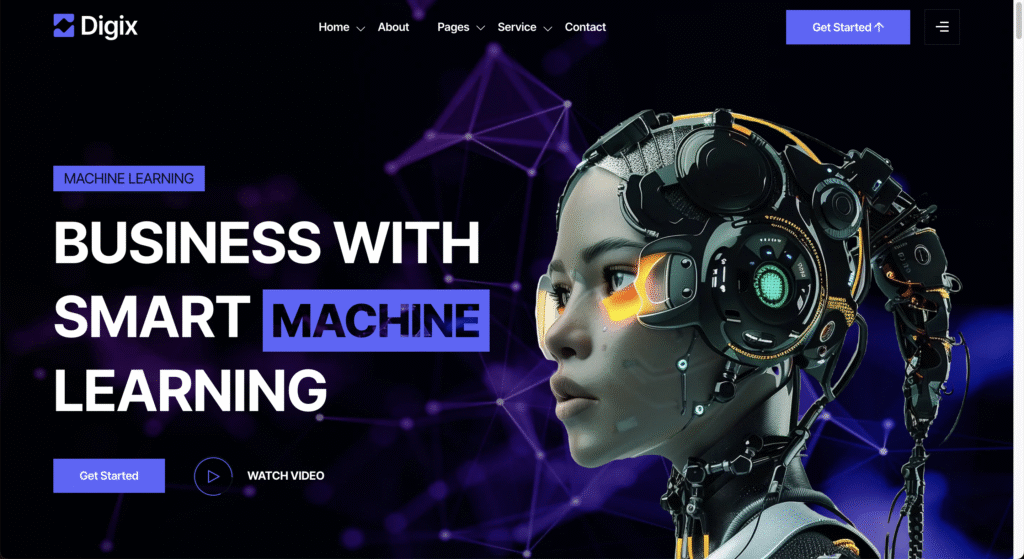 02. Digix: Premium Bootstrap HTML Template for IT Solutions and Tech Companies