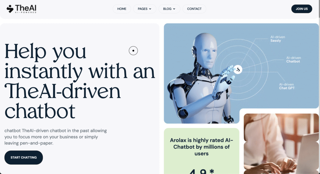 05. TheAi - AI Agency & Technology Theme