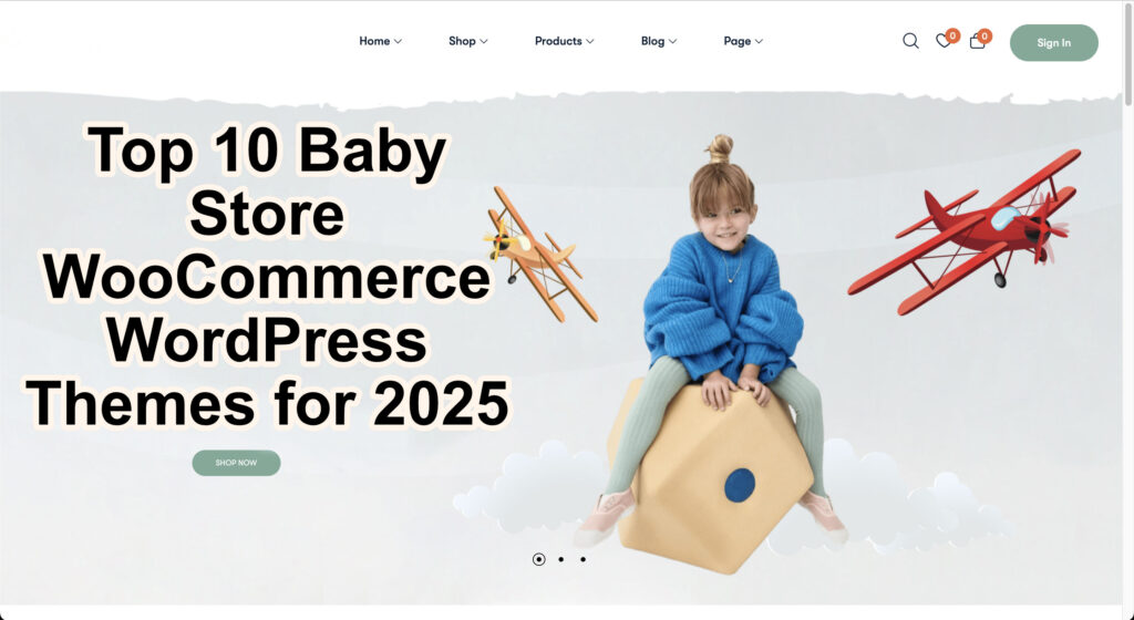 Top 10 Baby Store WooCommerce WordPress Themes for 2025