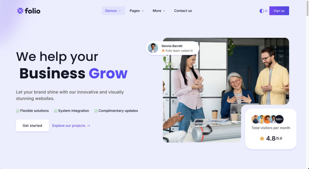 10 Best React Themes for CRM, SaaS and AI Agencies in 2025