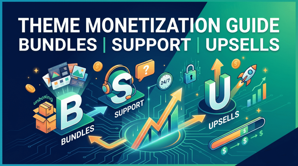 The Ultimate Guide to Theme Monetisation: Bundles, Support, Upsells